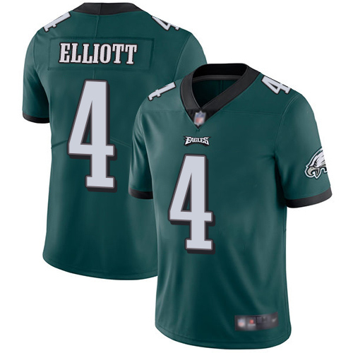 Men Philadelphia Eagles #4 Jake Elliott Midnight Green Team Color Vapor Untouchable NFL Jersey Limited Player->philadelphia eagles->NFL Jersey